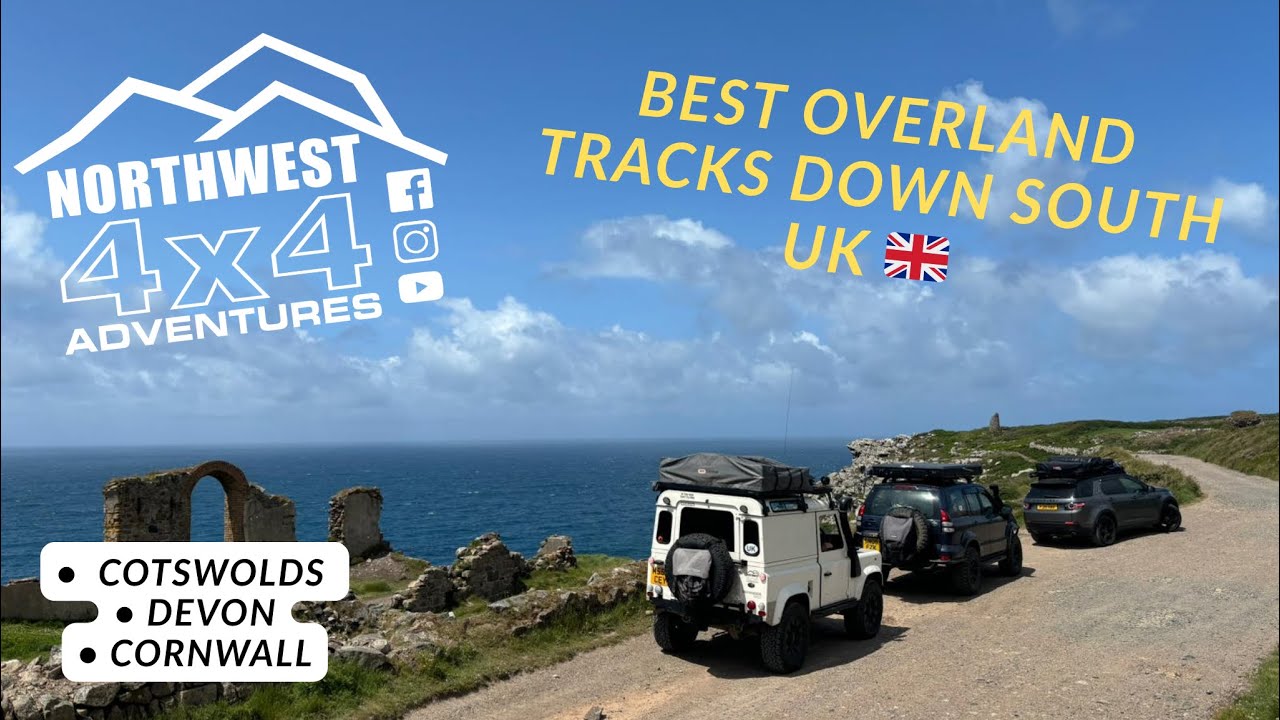 СУХОПУТНЫЕ ПУТИ НА ЮГ ВЕЛИКОБРИТАНИИ | Land Rover Discovery Sport, Defender 90 и Toyota Land Crui...
