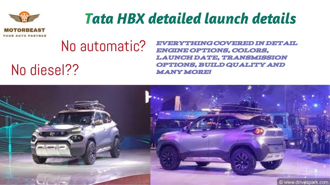 Launch details of Tata HBX/Hornbill. everything covered in detail by motor beast