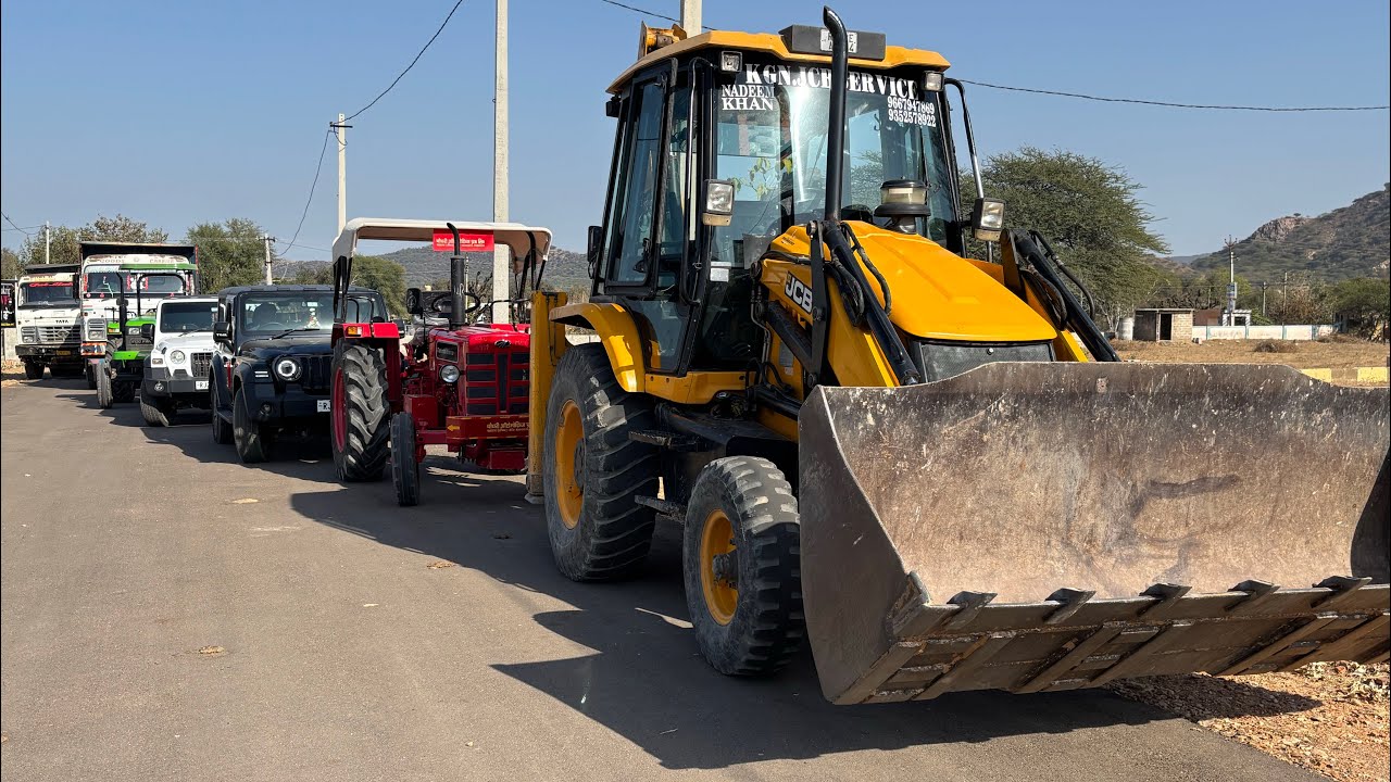 Jcb 3dx Xpert Loading Mud Trolley | New Holland 3630 | John deere Tractor Mahindra crane truck video