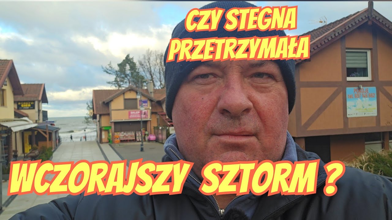 Czy Stegna przetrzymała wczorajszy sztorm ?