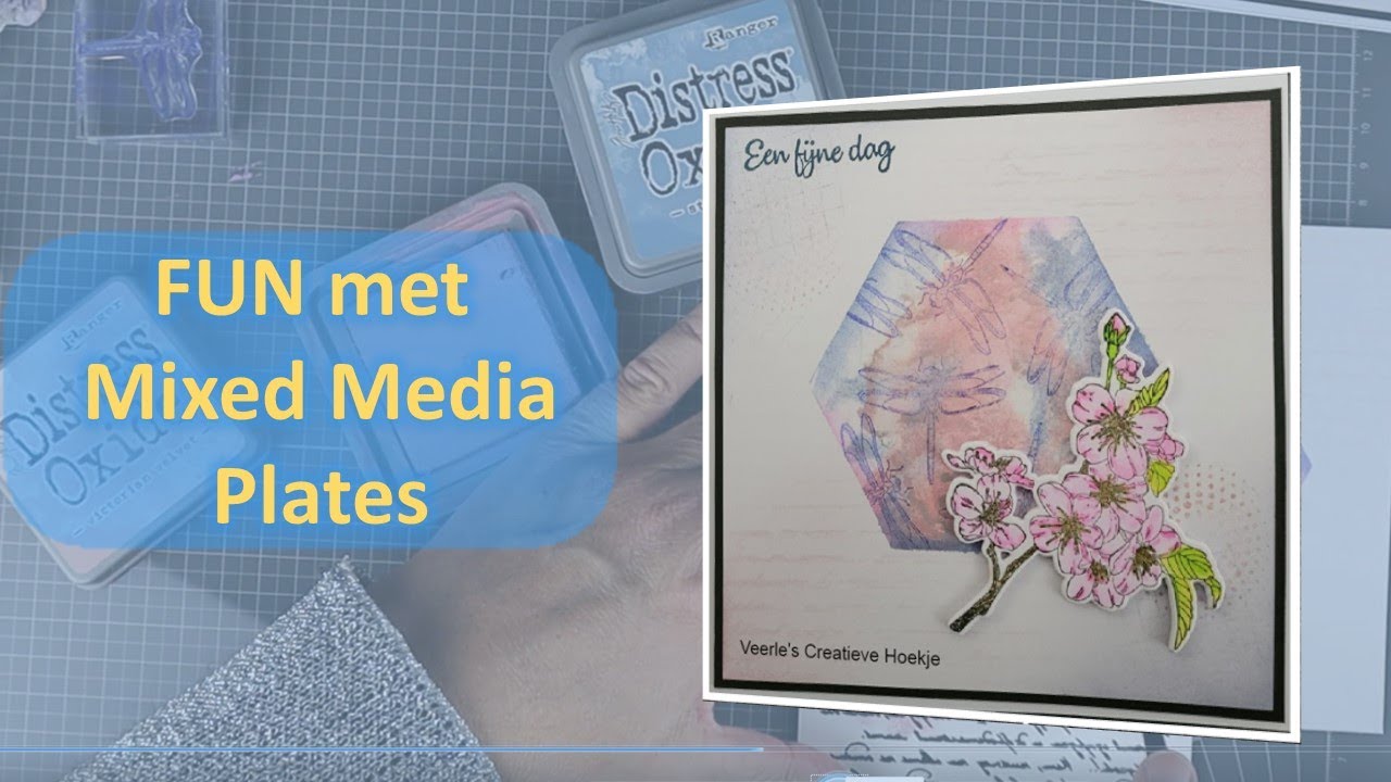 Plezier met de Mixed Media Plates van Nellie's Choice