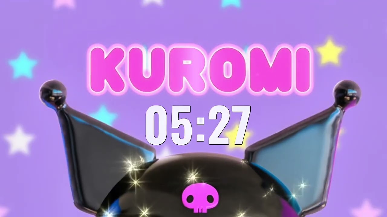 Kuromi Calm Down Timer 💜 Gentle 10 Minute Relax Timer for Kids | Blue Skies