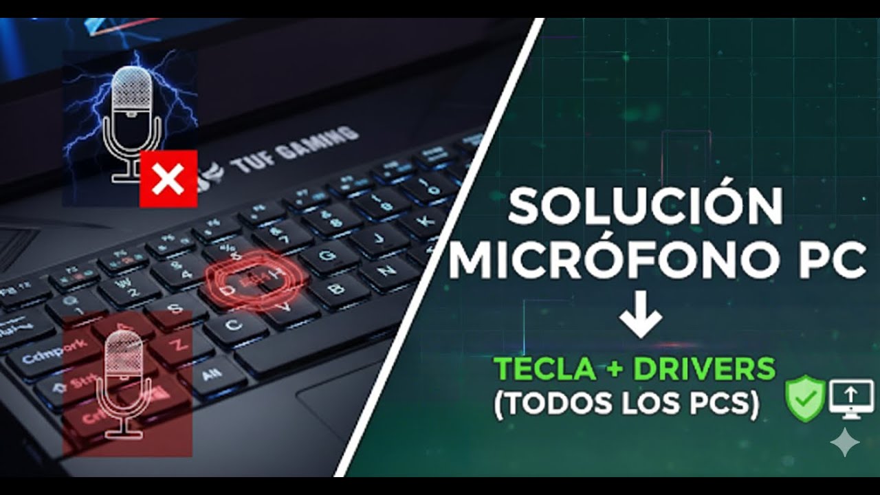 Solución al Micrófono que No Funciona en Asus TUF + Actualización de Drivers para Todos los PCs ✅