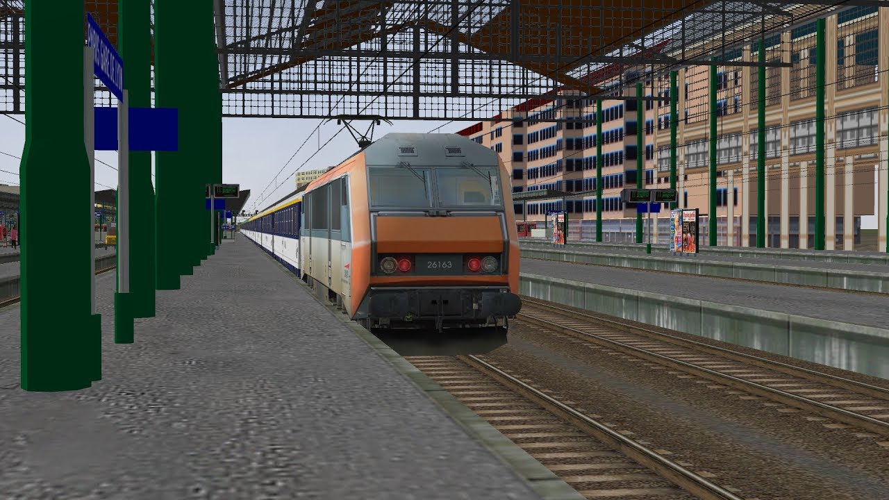 Open Rails - Intercité de nuit Dijon Paris en BB 26000