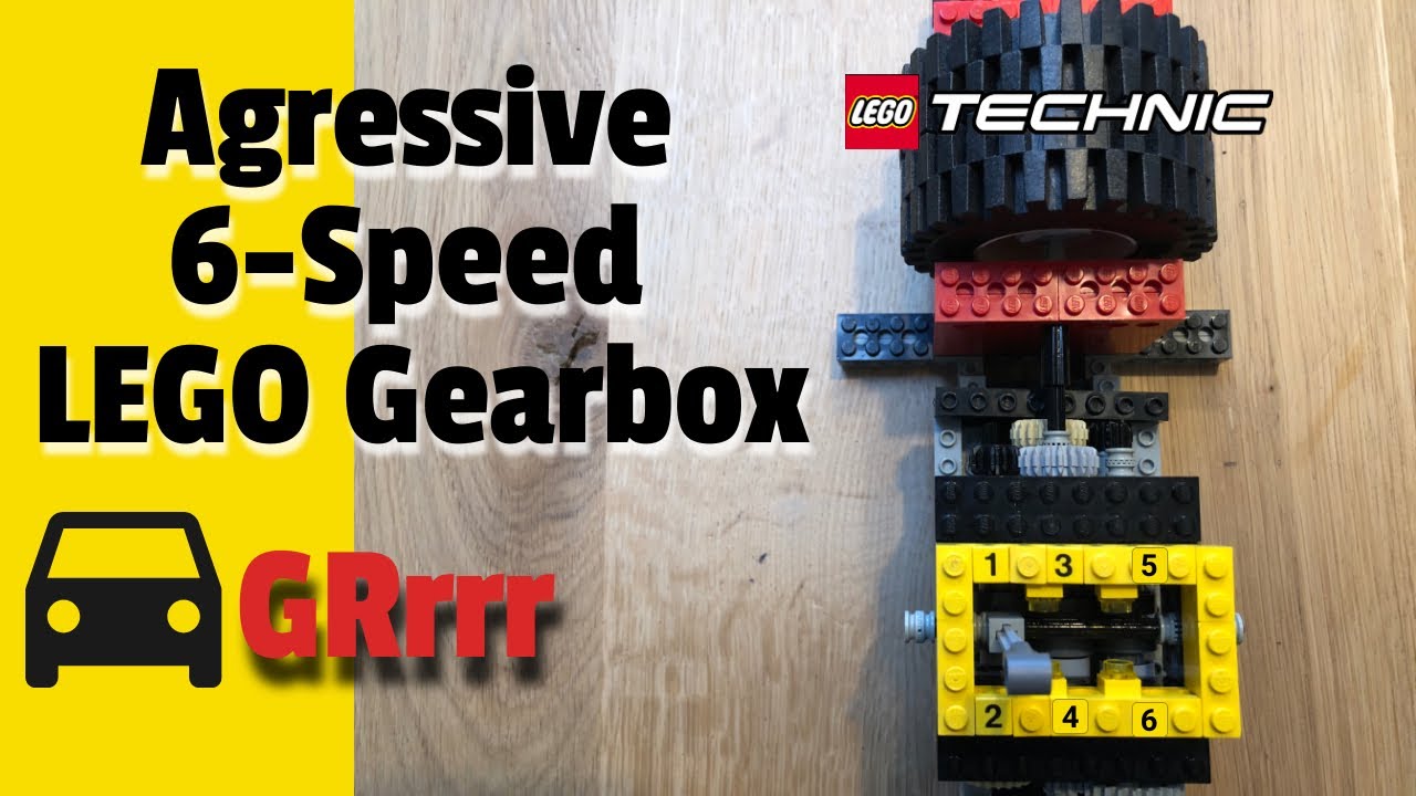 LEGO Technic | GRrrr | Agressive 6-Speed Gearbox