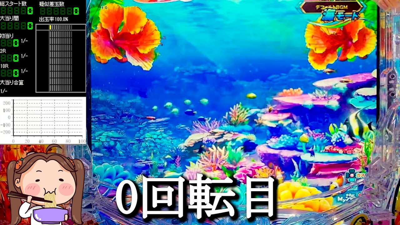 Pスーパー海物語IN沖縄6【沖海6】パチンコライブ配信 海物語ライブ生配信 こあげホール実践実機配信 『こあげ ++1064 海物語Live』