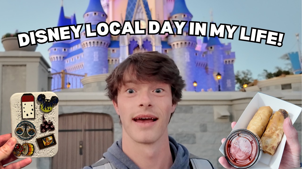 Day In My Life As A Disney Local! | Pin Trading, Rides, Food, and Magic Kingdom Day