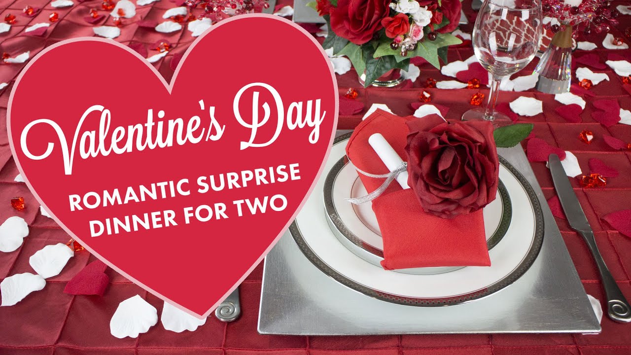 Romantic Valentine's Day Dinner | BalsaCircle.com