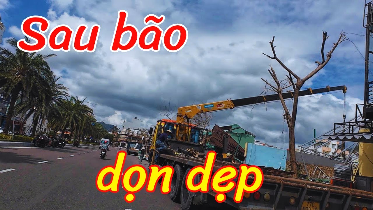 Ngày thứ 2 sau bão số 13 Quy Nhơn vẫn chưa hồi sức