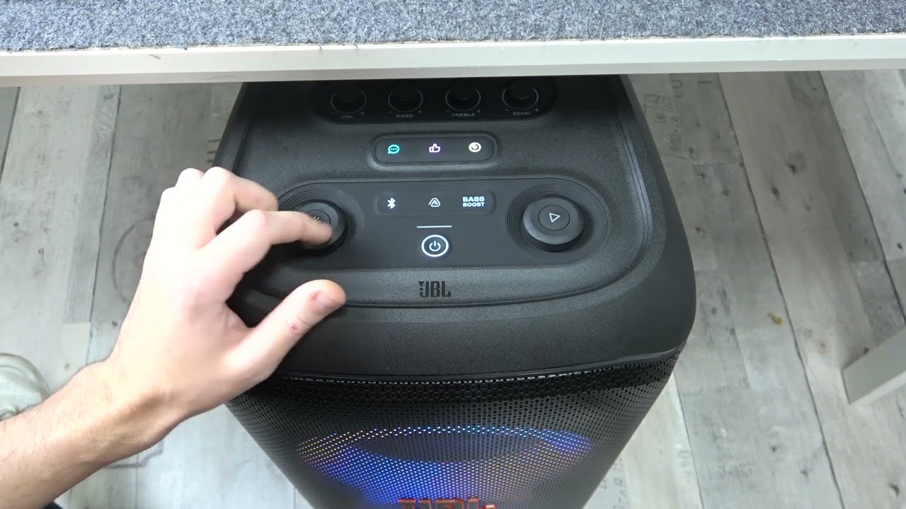 JBL PARTYBOX 320 - Как использовать все элементы управления и жесты | Освойте функции вашего динамик