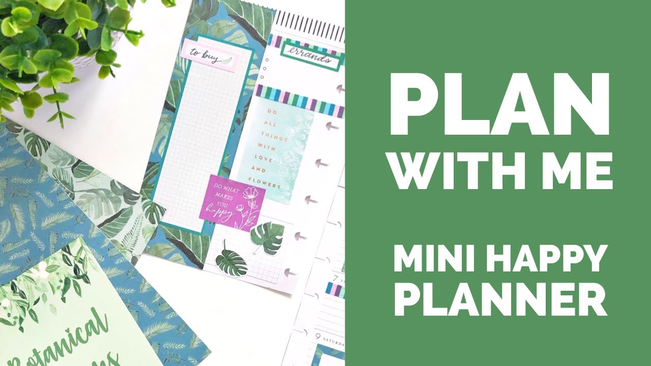 Unboxing and Plan With Me // Planything Subscription Box // Mini Dashboard Happy Planner