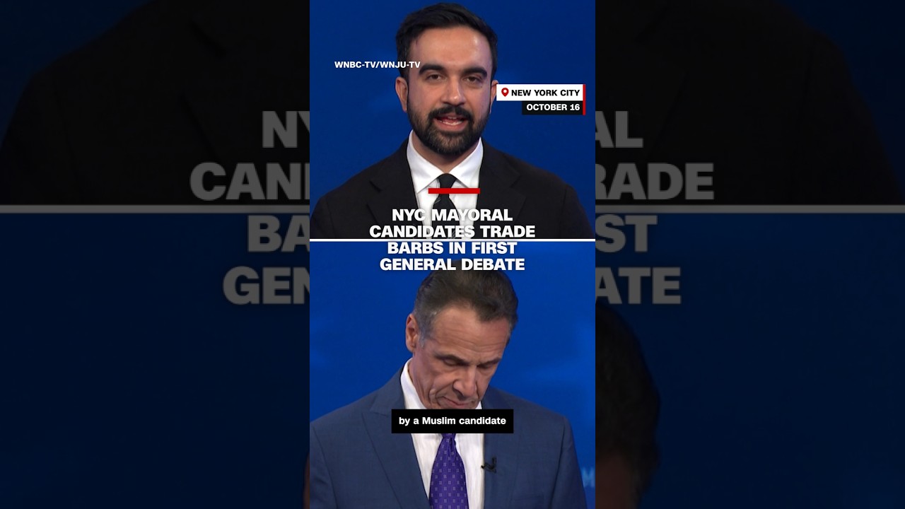 Кандидаты на пост мэра Нью-Йорка обмениваются колкостями на первых общих дебатах