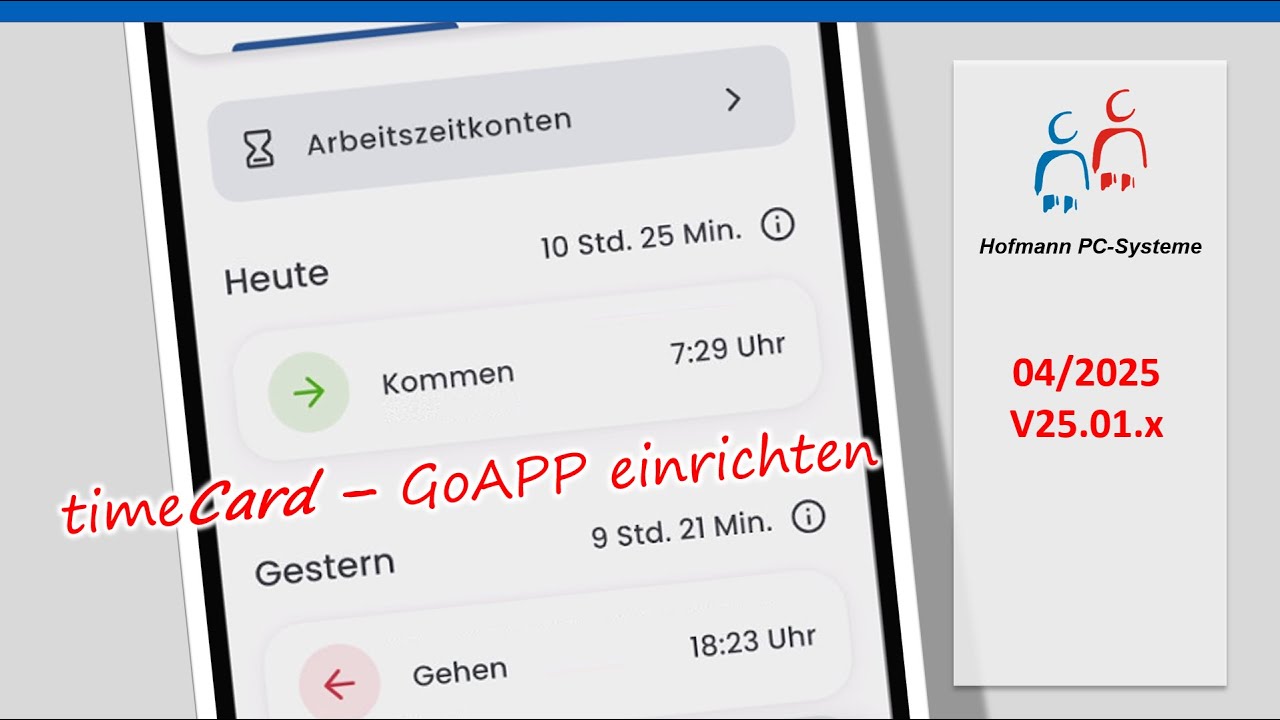 timeCard Go APP einrichten