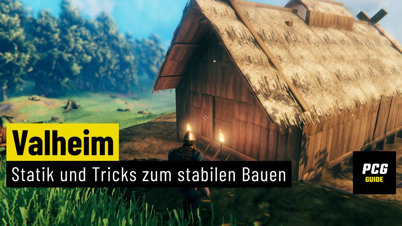 Valheim | GUIDE | Bausystem und Tricks zum stabilen Bauen