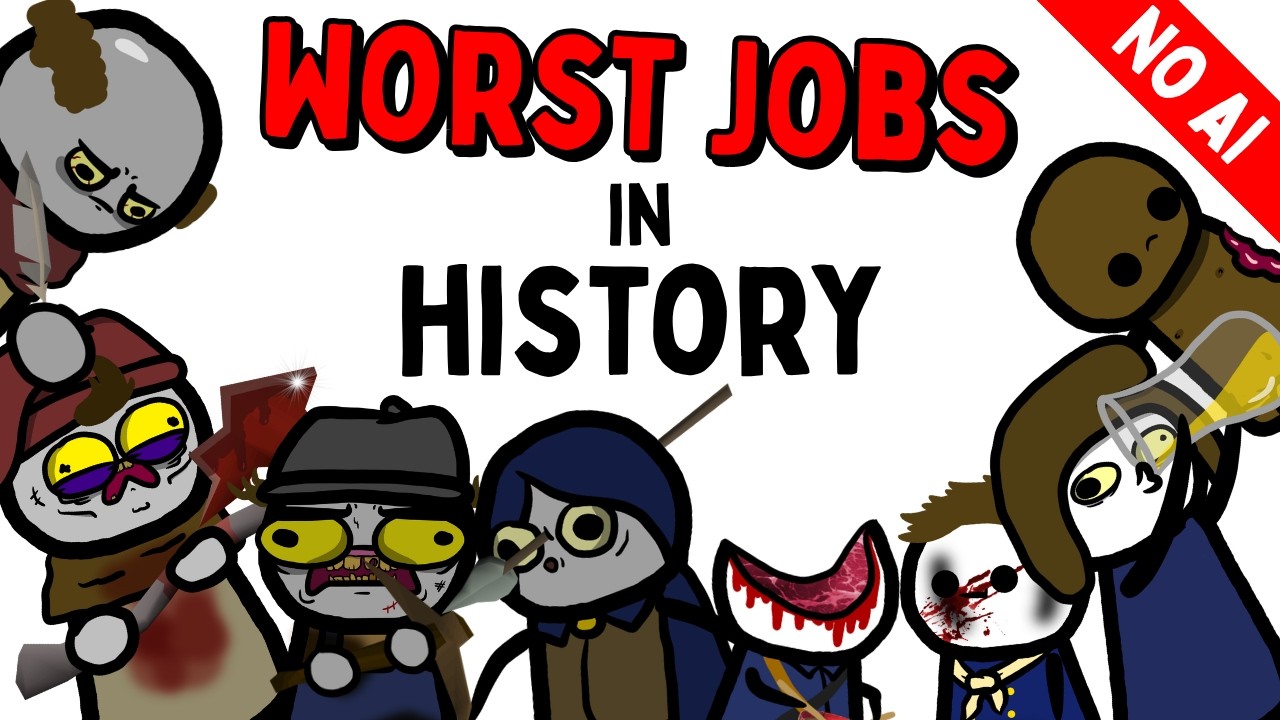 One Hour of the Absolute Worst Jobs in History [NO AI]