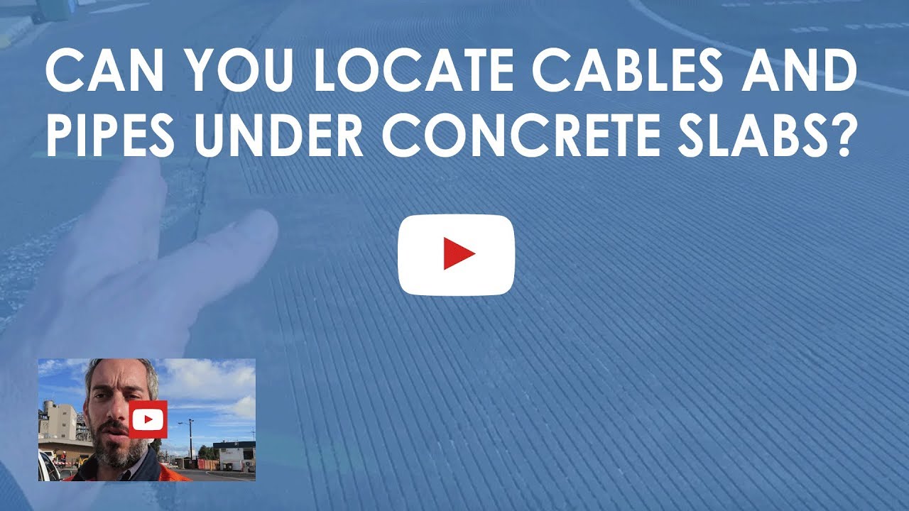 Can you locate cables and pipes under concrete slabs?