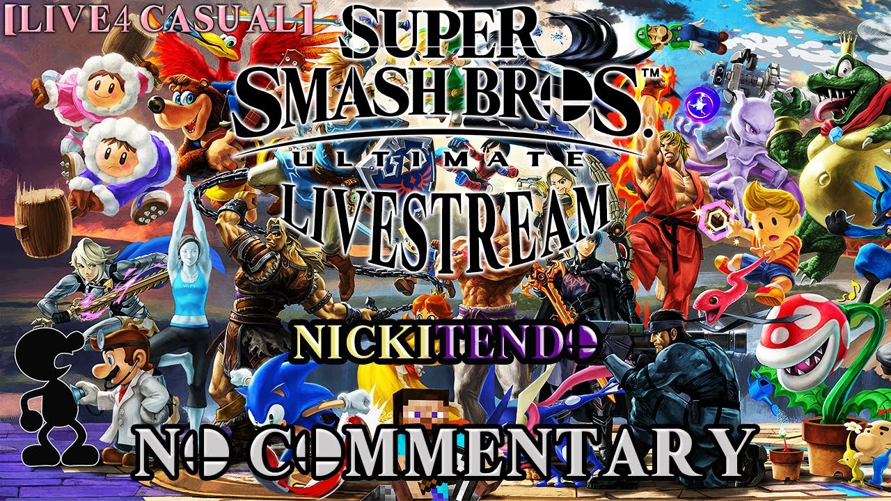 Super Smash Bros. Ultimate [Live4C] 🤜🤛🤜🤛 [1440p (2K), 60FPS] ID: 75H88