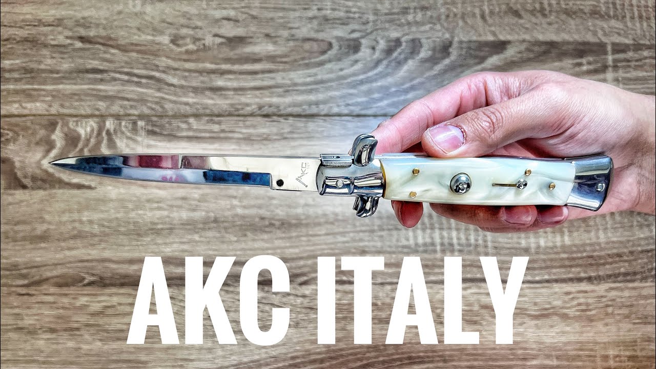 AKC ITALY STILETTO SEDEF KABZE ÇAKI/BAYA KESKİNMİŞ.!