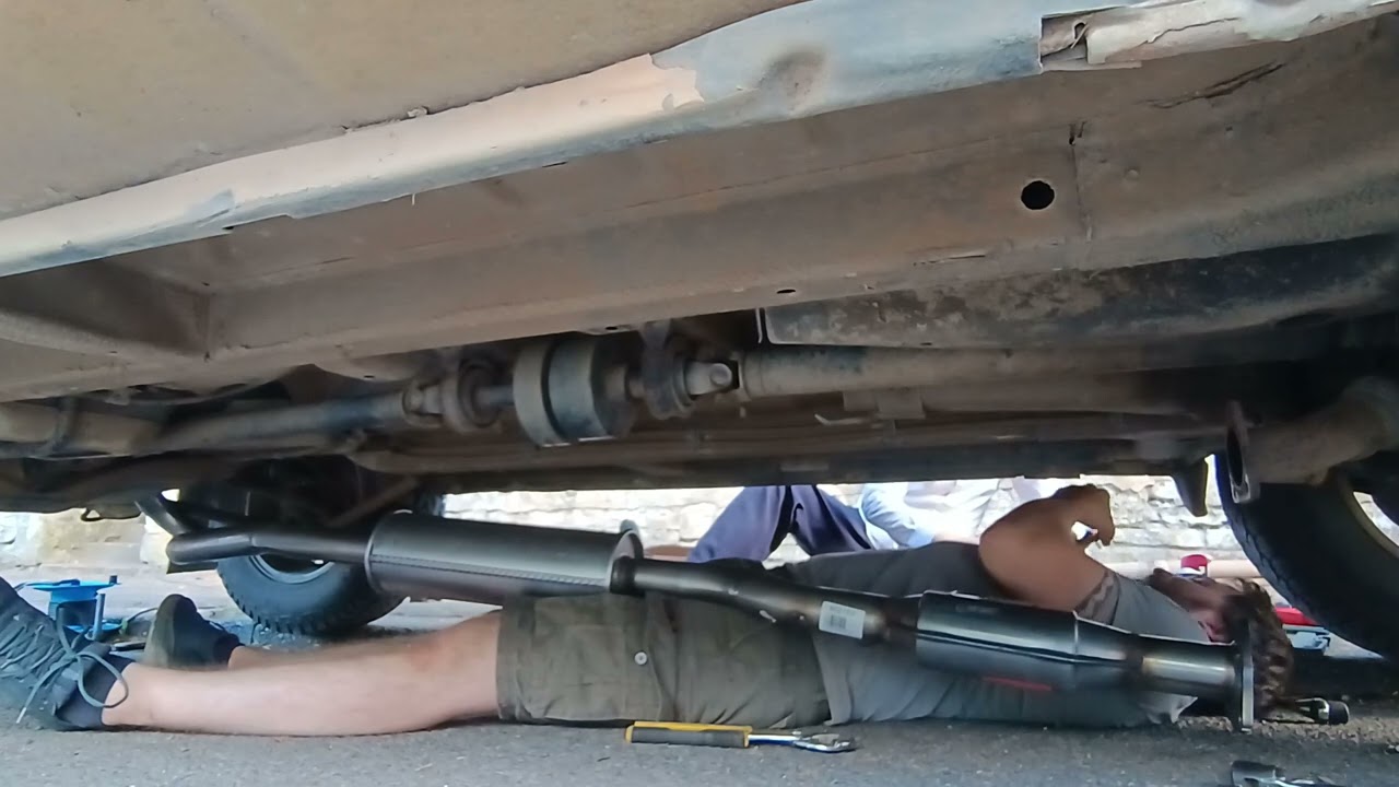 How to install new exhaust - Freelander 1 Td4