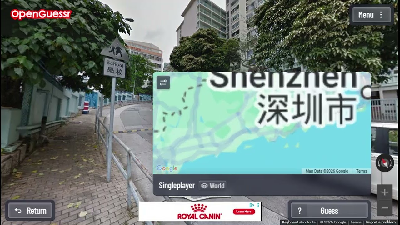 Playing GeoGuessr
