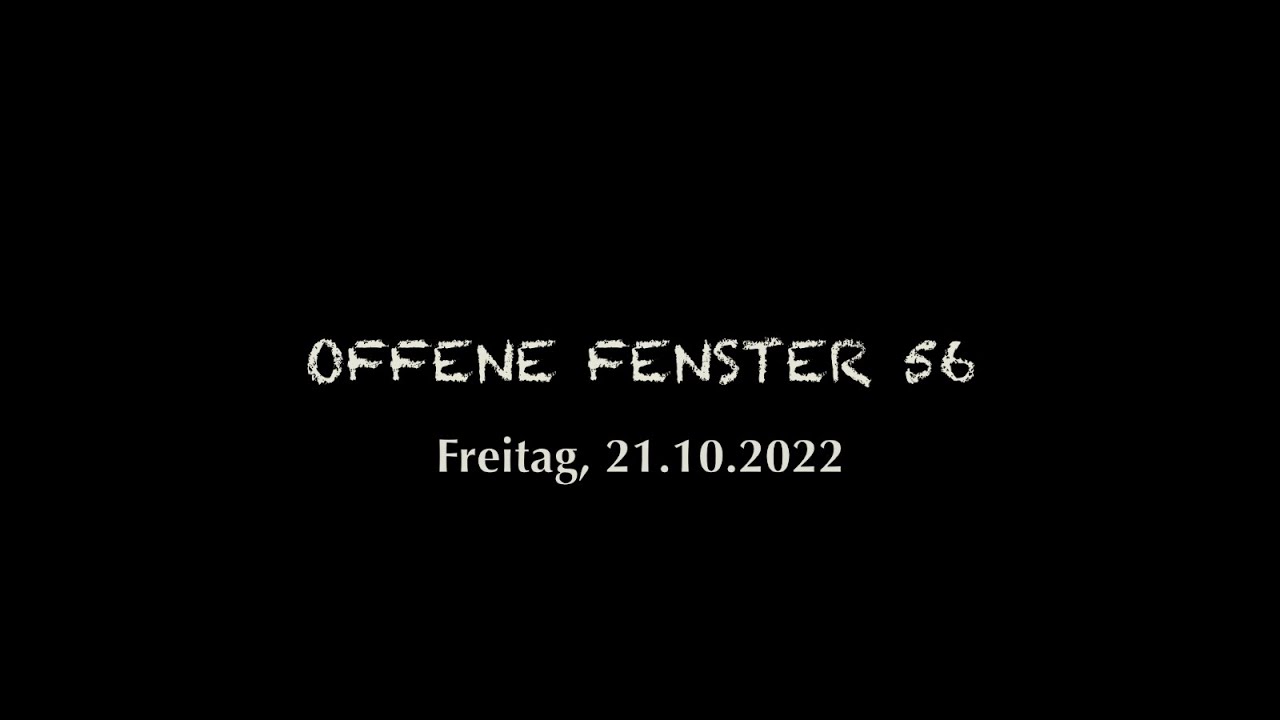 OFFENE FENSTER 56 (complete) - Christian Grosch - free improvisation piano concert