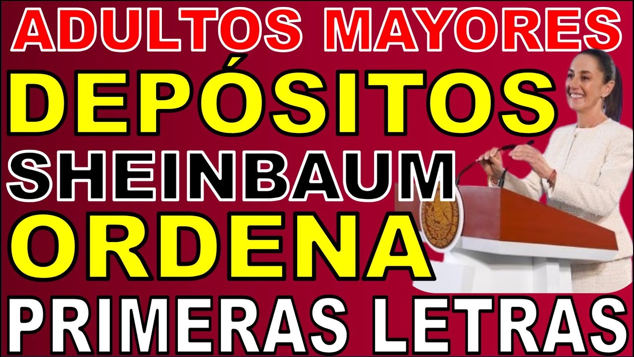 💥𝗣𝗔𝗚𝗢𝗦 𝗗𝗘𝗦𝗧𝗔𝗣𝗔𝗗𝗢𝗦 ADULTOS MAYORES PENSION BIENESTAR💥4 MESES JUNTOS LISTOS♨️CLAUDIA ORDENA DEPÓSITOS