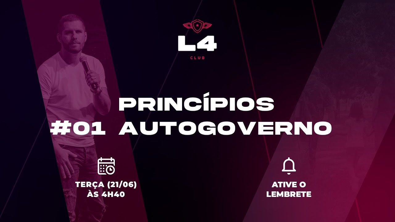 PRINC&Iacute;PIOS #01 AUTOGOVERNO - L4 CLUB (21/06)