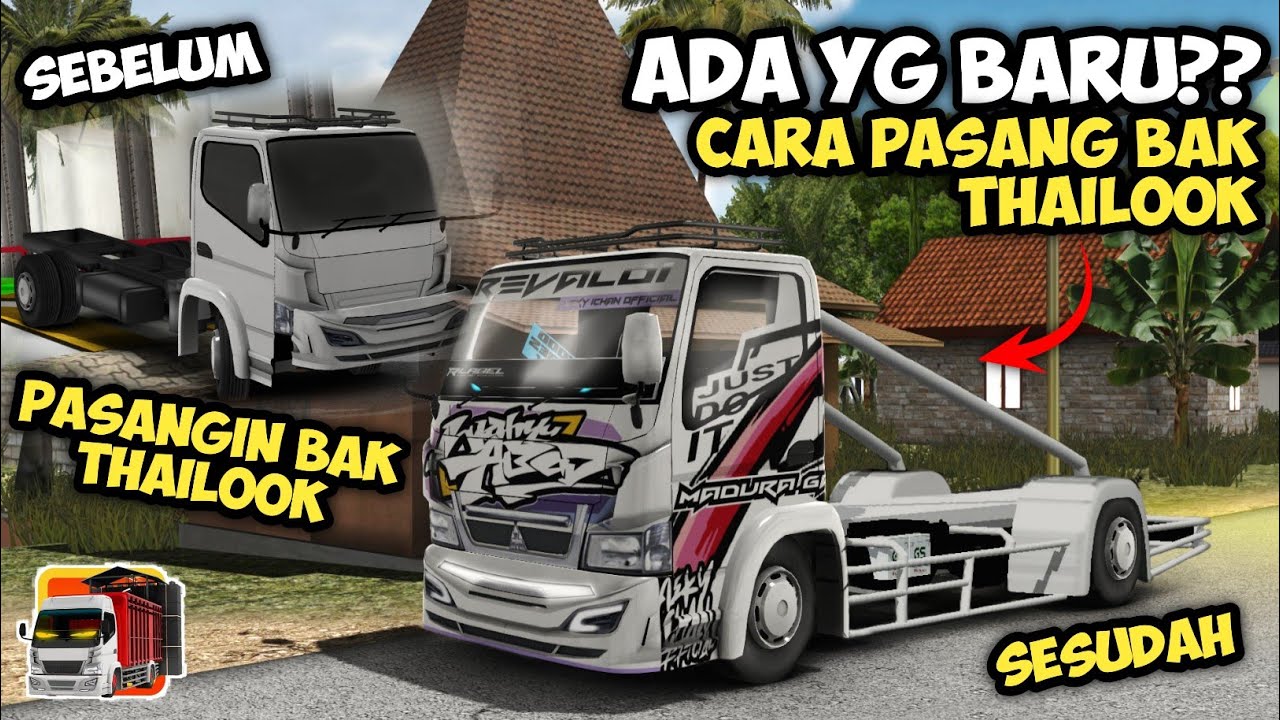 AKHIRNYA BISA PASANGIN BAK THAILOOK DI CANTER SIAP KONTES ETS ID || Es Truck Simulator Id