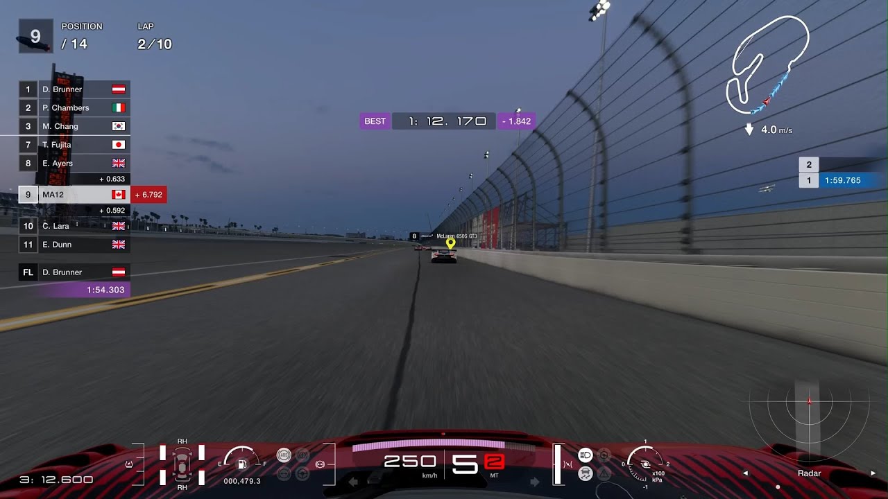 Racing Gr.3 cars in Daytona