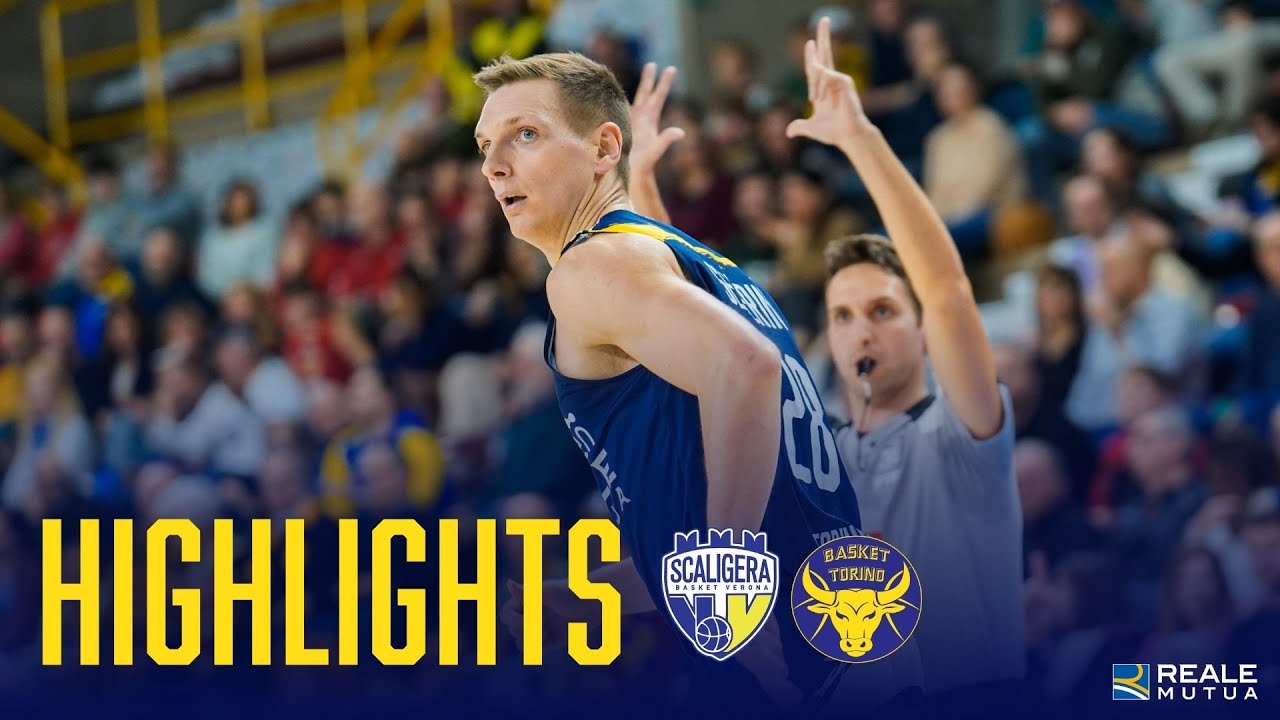 Highlights: Tezenis Verona - Reale Mutua Torino 73-78 | Regular Season | 32^ Giornata