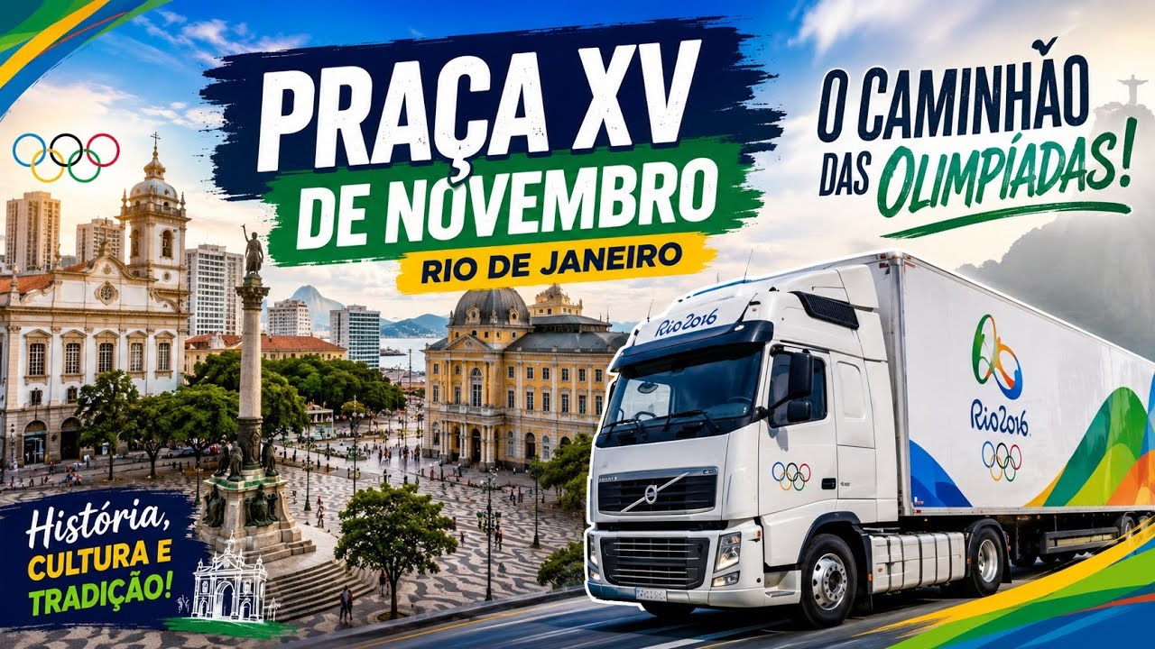 FUI CONHECER A SUPREENDENTE PRAÇA XV DE NOVEMBRO -  RJ 