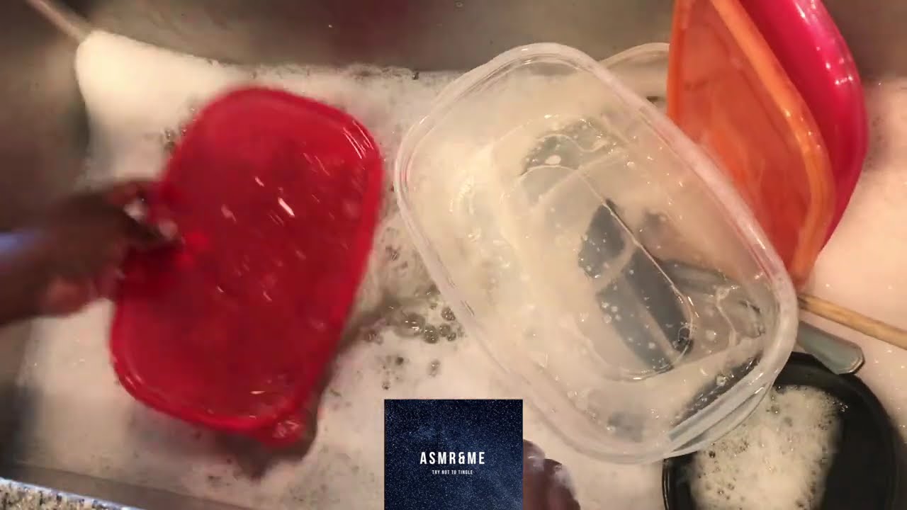 ASMR  | DishWashing Deep Sink Cleaning