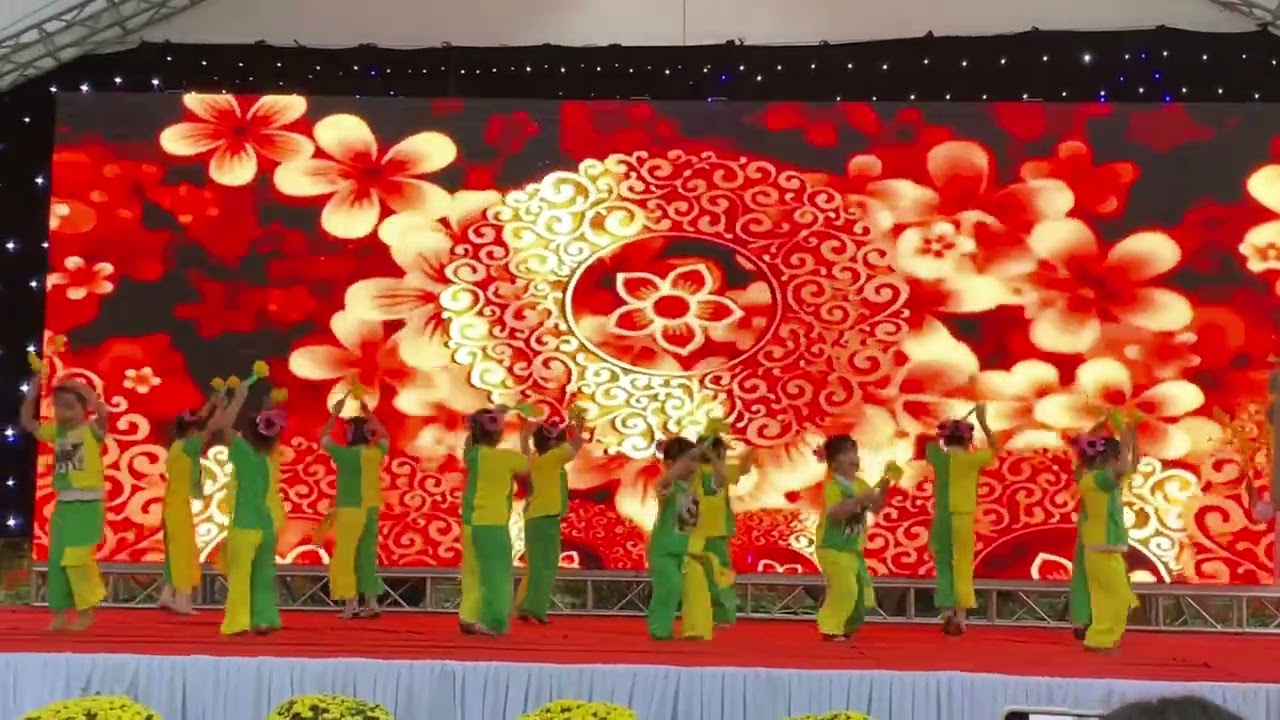 Ngày tết quê em - khối 5 tuổi - trường Mầm non Lam Sơn, xã Bắc Thanh Miện, tp Hải Phòng