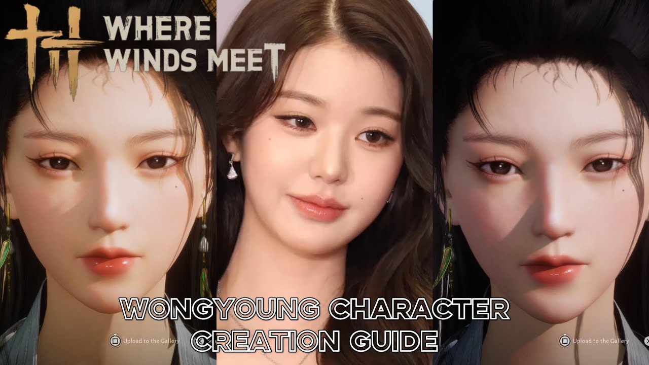 Where Winds Meet Wongyoung Character creation guide 💕