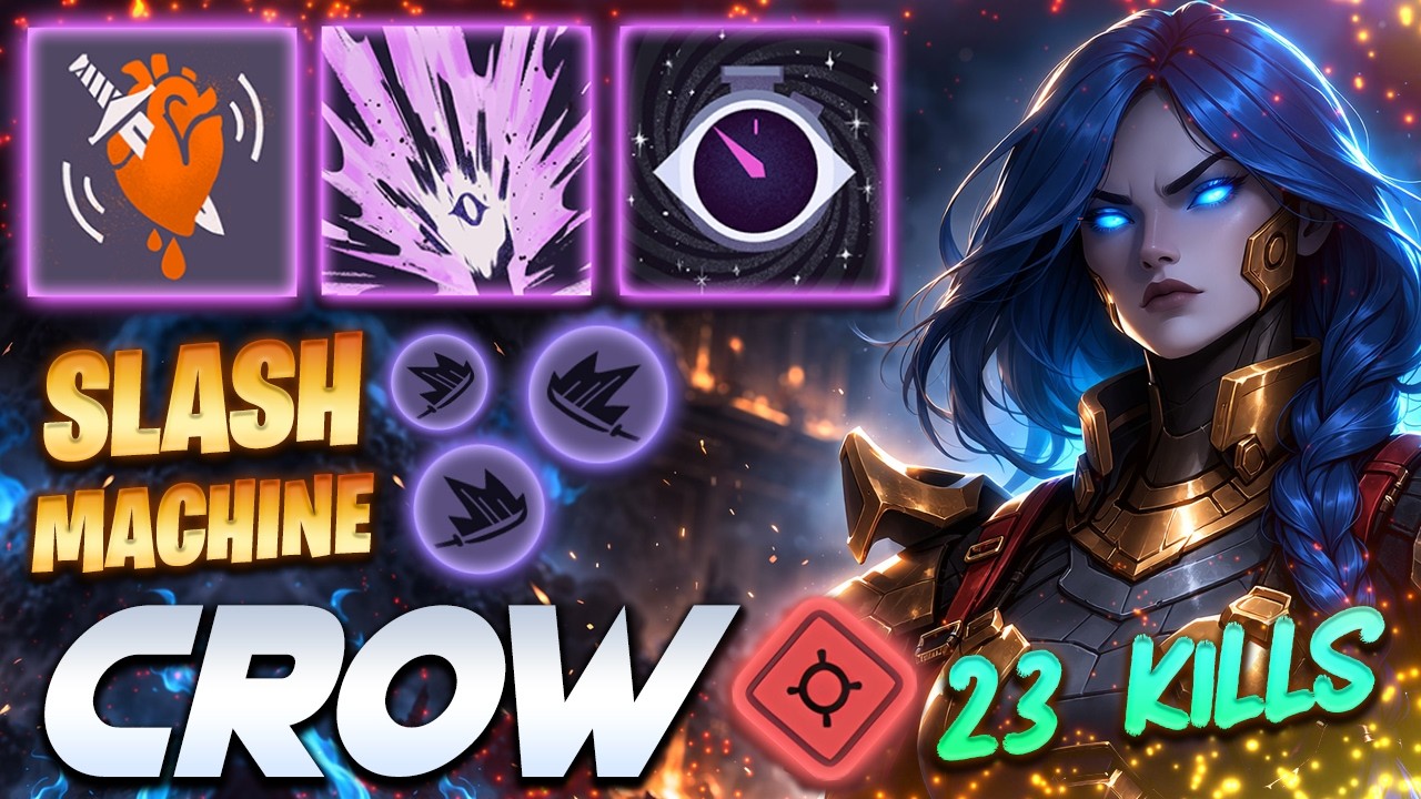 Crow Yamato 23 KILLS SLASH MACHINE - Deadlock Pro Gameplay & Guides [Watch & Learn]
