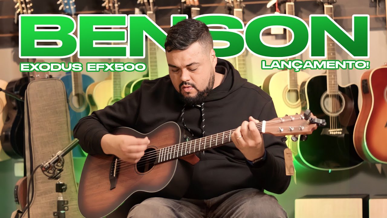 VIOLÃO? VALE O PREÇO? Review do Benson Exodus EFX500FX🔥