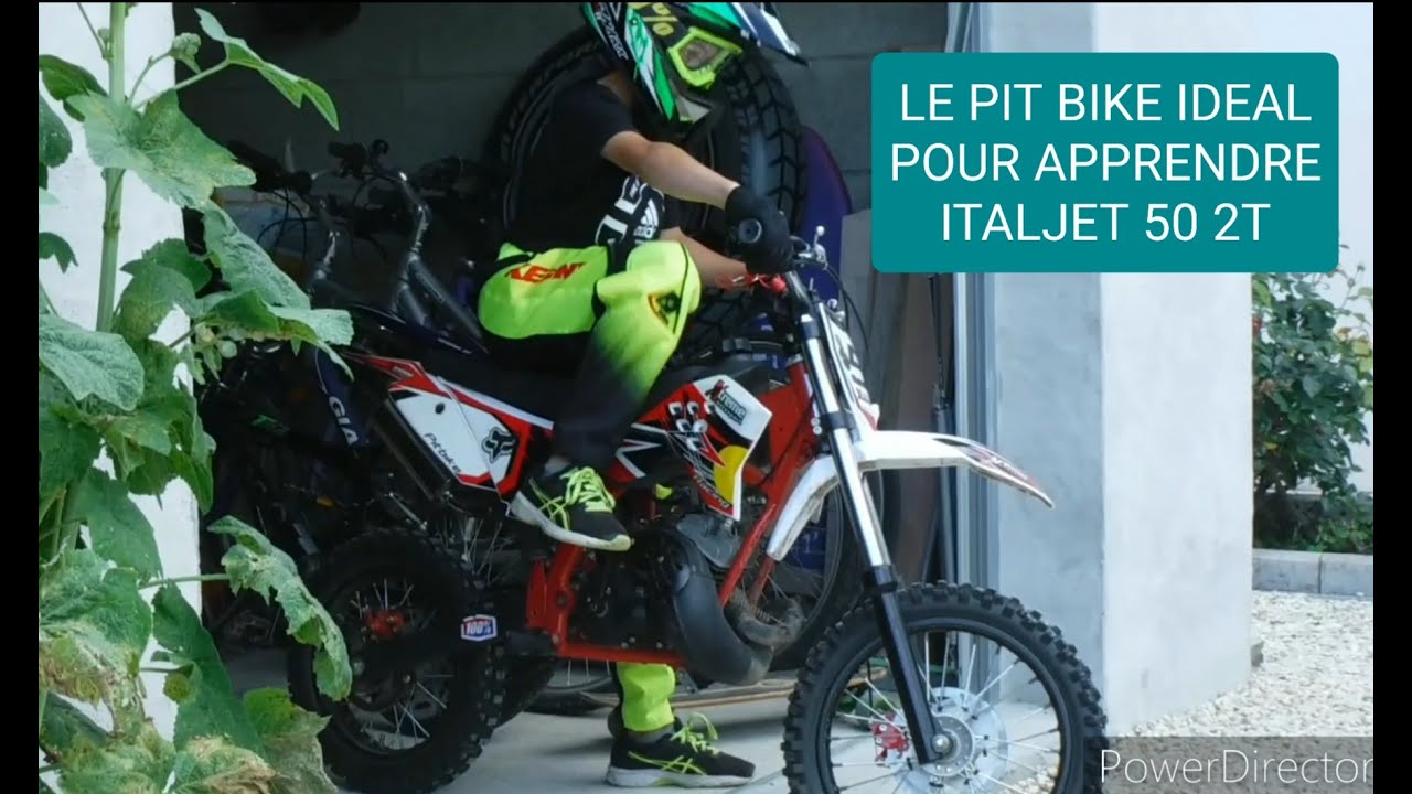 Video du Pitbike 50 2 temps Italjet en action