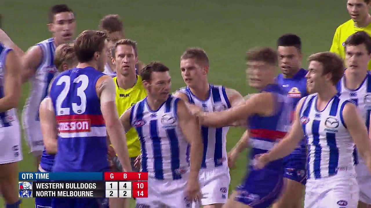 AFL Melees: North Melbourne v Western Bulldogs
