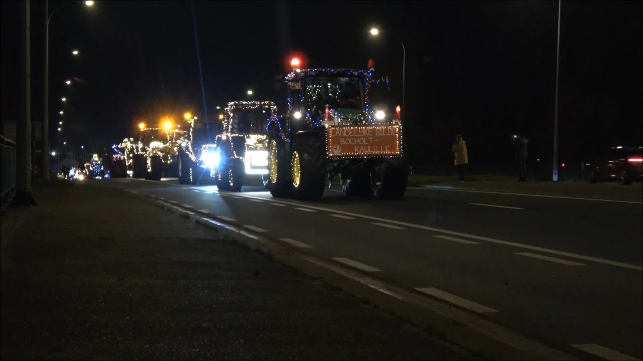 Tractor Lichtstoet Bree.Belgium 2025
