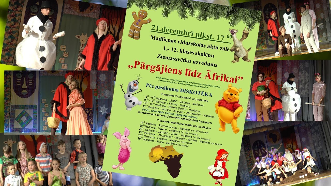 Ziemassvētku uzvedums Madlienas vidusskolā 