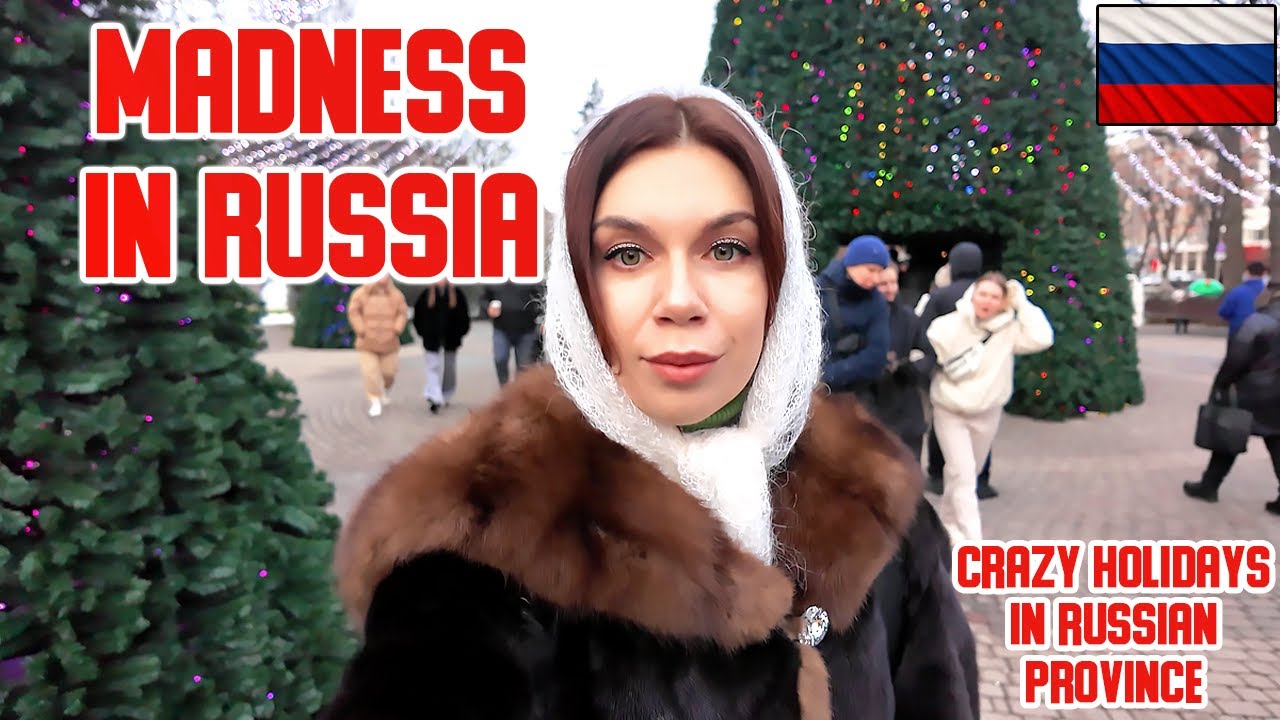 PROVINCIAL RUSSIA'S NEW YEAR. Chaos in Malls, And Long Holidays VLOG