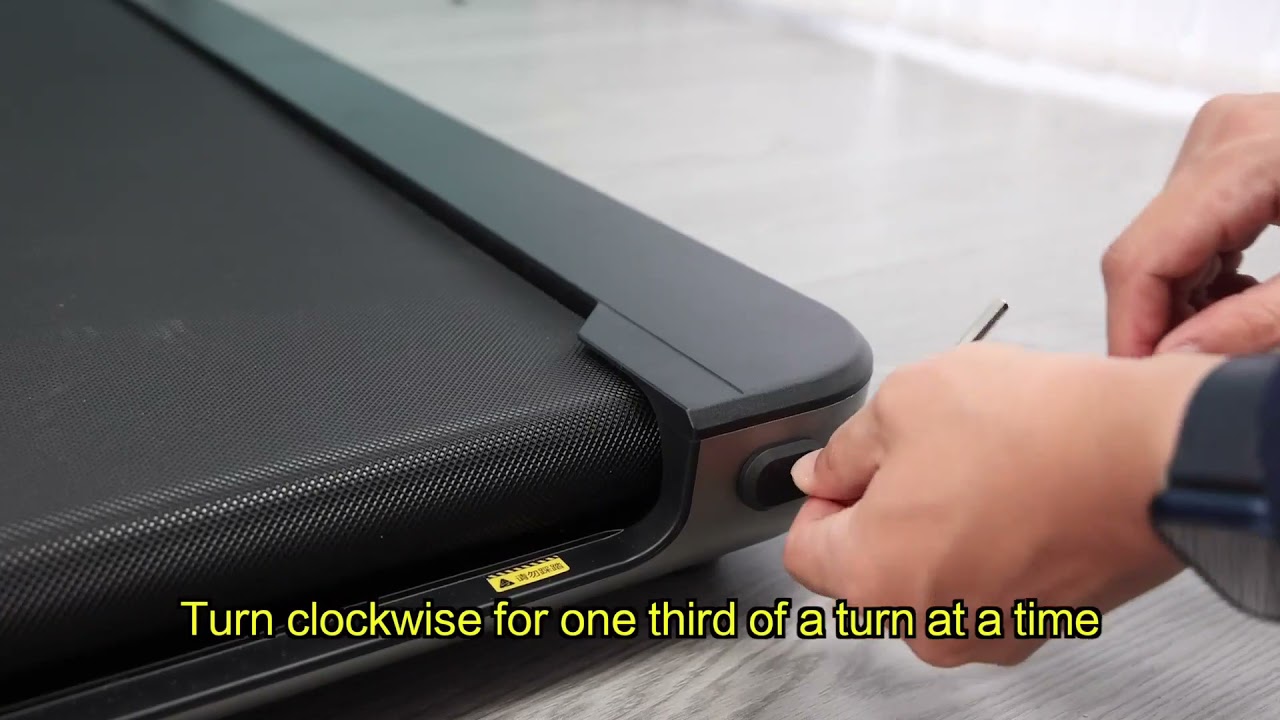How to  adjust the Walking belt of walkingpad?