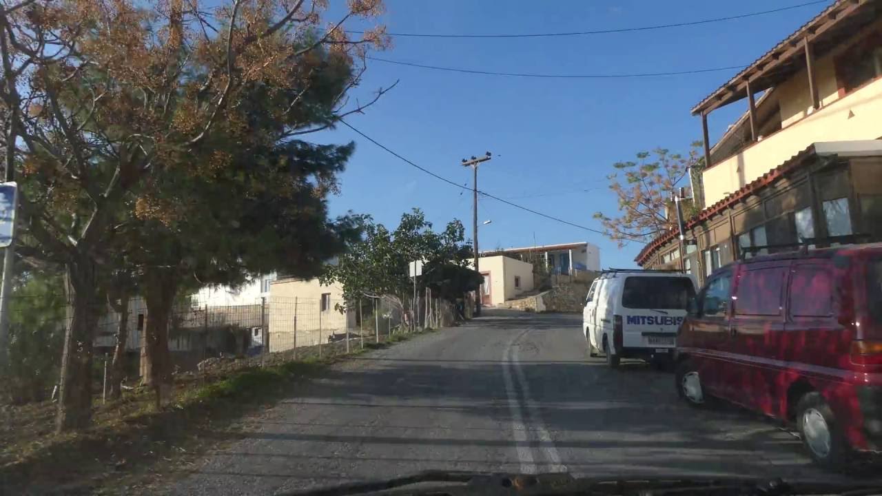 Driving around Leros - Lakki Plaka Drimonas Gourna