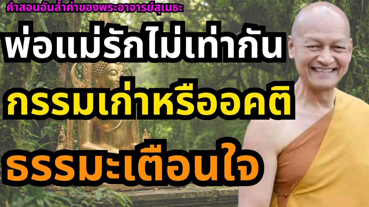 ทำไมพ่อแม่รักลูกไม่เท่ากัน? กรรมเก่าหรืออคติในใจ | ธรรมะเตือนสติครอบครัว #คำสอนทางพุทธศาสนาประจำวัน
