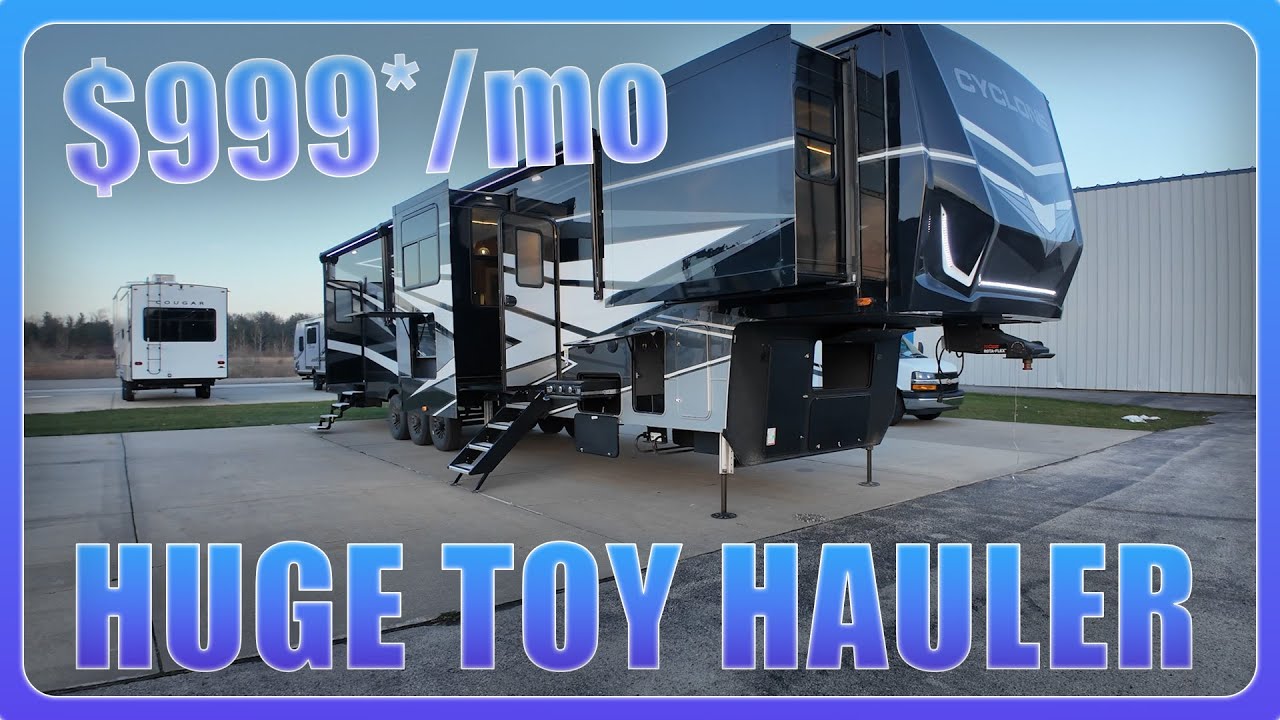 HUGE Toy Hauler! - 2025 Cyclone 4008