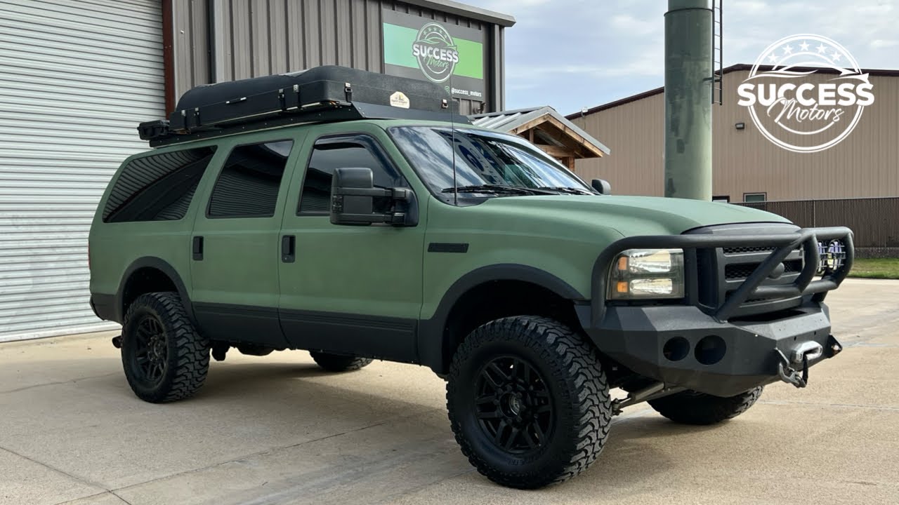 Overlanders DREAM BUILD**2000 Ford Excursion Limited V10 4WD**Axel swapped**Custom storage