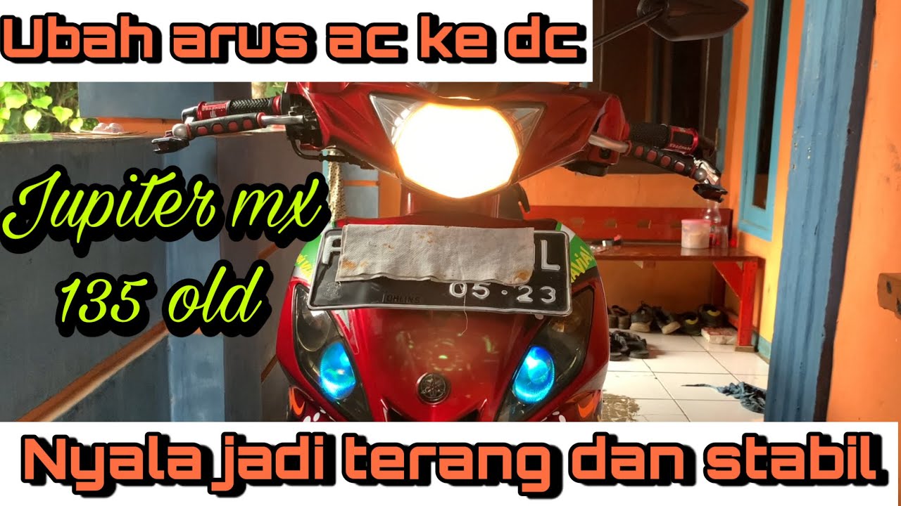 Ubah arus ac ke dc Jupiter mx 135 old