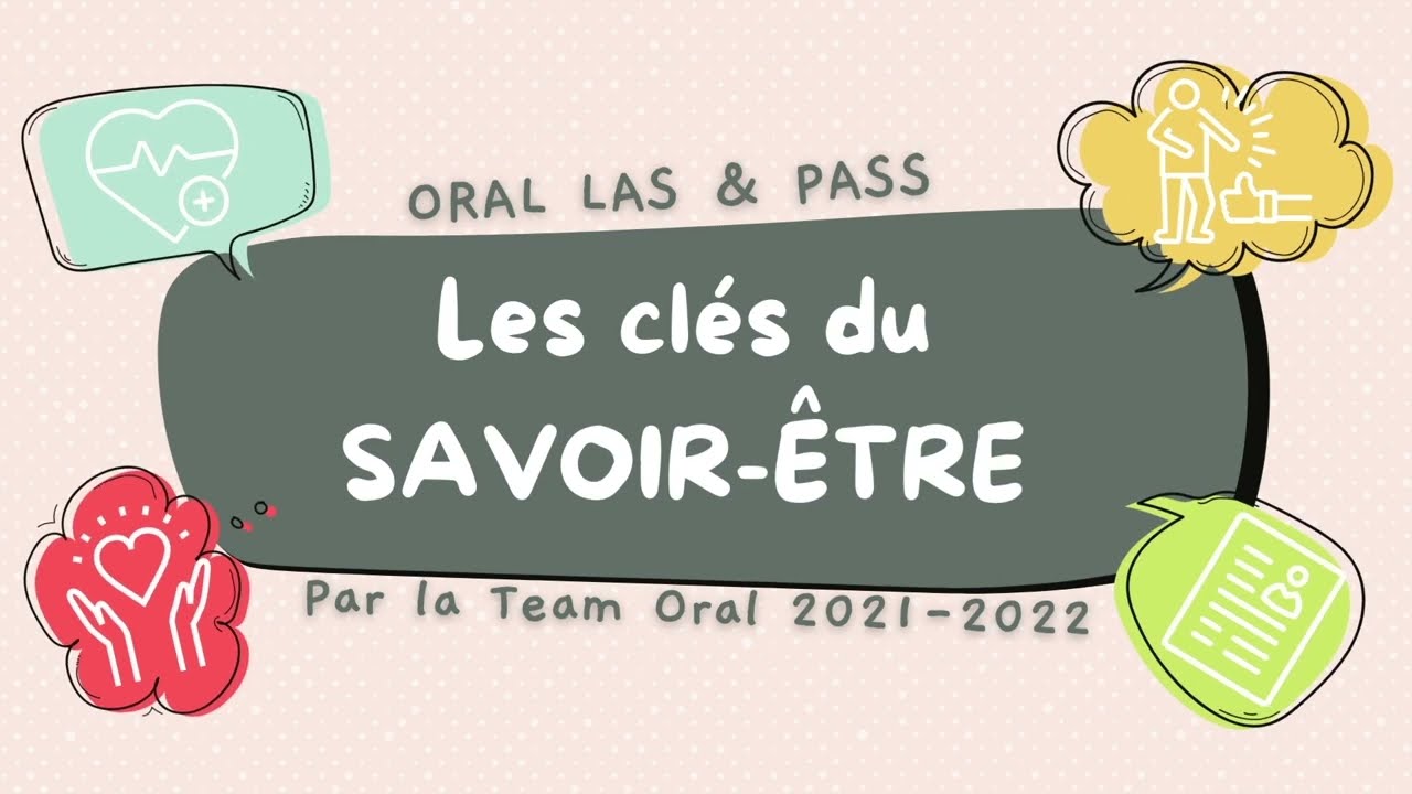 ORAL PASS/L.AS - Les clés du savoir-être