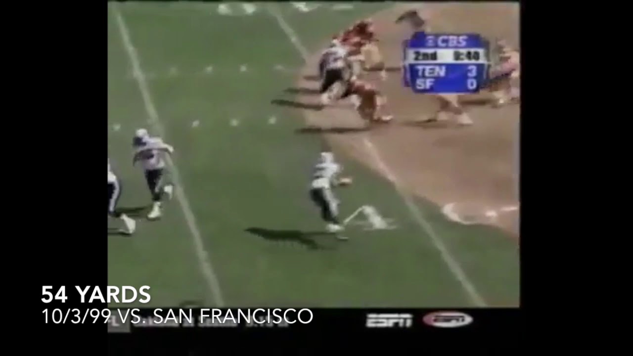 10 Longest Eddie George Touchdowns