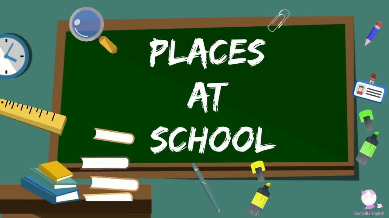 Places at school│Learn English│English for kids│song